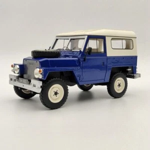 BOS 1/18 Land Rover Light weight Series III 1973 blue & white BOS382 Resin Model - Picture 1 of 9