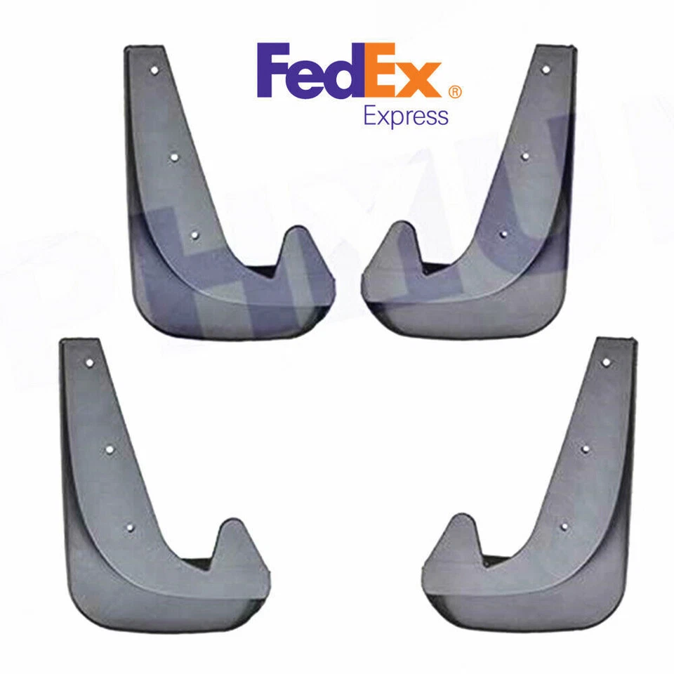 4Pcs Front＋Rear Universal Car Mud Flaps Splash Guards Mudgurads Fender US Stock Foto 1 de 4