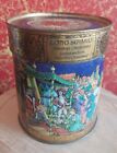 Vintage E. OTTO SCHMIDT Round Made in Germany SIEGEL KAISER Cookie Tin Can 