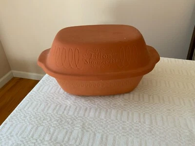 Litton Simmer Pot 5 Qt Clay Terra Cotta Dutch Oven 849 W-Germany new - Image 1 of 4