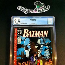 1989 CGC 9.4 Batman #441 white pages DC comics / universe