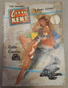 Larry Kent #587 Cute Courier Rare Vintage Australian Pulp Crime Paperback  - Bild 1 von 5