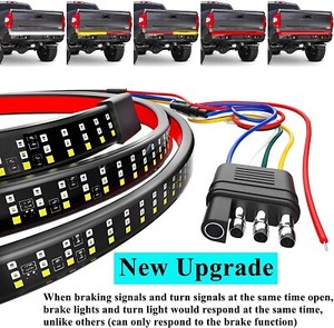 New 60 Inch Tailgate Light Bar LED Light Strip, For Truck RV Etc. Turn Light Red