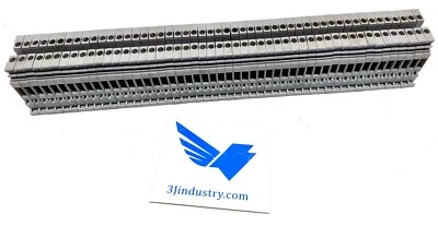 LOT OF 50 - M4/6_5116 - 600V-25A - N24 - 10AWG - ENTRELEC Screw Clamp Terminal - Image 1 of 4