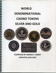 Large Book on Casino Denominational Silver and Gold Tokens - Picture 1 of 3