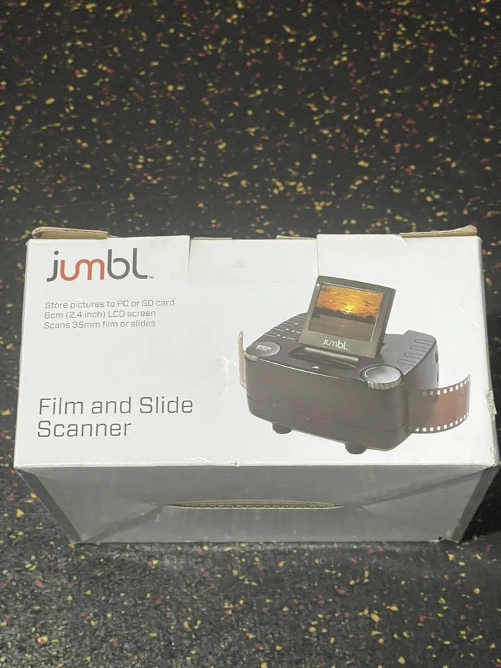 Jumbl Film And Slide Scanner 35mm 5 Mega Pixel Sensor Film Holder Card Reader - Image 1 of 4