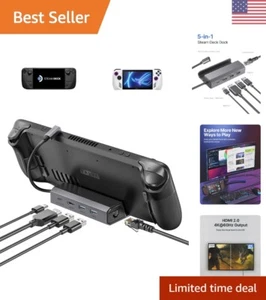 Multi-Device HDMI Docking Station with 100W Power for Steam Deck & ROG Ally - Picture 1 of 14