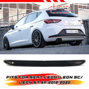 Schwarz Drittes Bremslicht Bremsleuchte Für SEAT Leon/Leon SC/Leon ST 2012-2020 - Picture 1 of 5