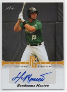 2013 Leaf Perfect Game Showcase Handsome Monica #A-HM1 Auto Gold /50