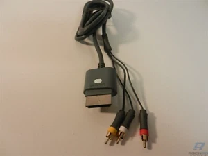 Official Microsoft Brand Xbox 360 Composite RCA AV Cable - Original & S Consoles - Picture 1 of 2