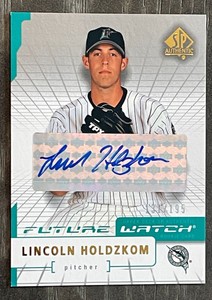 2004 SP Authentic Lincoln Holdzkom #119 Autograph 131/195 Future Watch