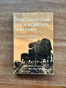 The Frontier in American History; Frederick J. Turner; 1962 reprint; PB; Good - Imagen 1 de 10