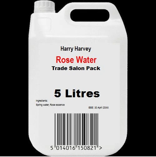5 Litres Rose Water for Skin Cleansing, Toning, Moisturising 5L Bulk trade Pack - Image 1 of 1