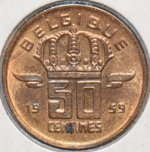 Belgium 1959 50 Centimes 902819 combine shipping - Picture 1 of 2