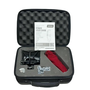 Shure KSM32 Large Diaphragm Condenser Microphone Champagne with Shocmount & Case - Picture 1 of 9