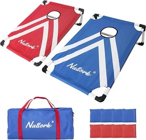 3' x 2' Tragbares Cornhole Spiel Set mit 8 Sitzsäcken und Tragetasche - Bild 1 von 7