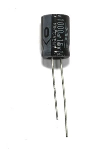 50 Stück Elektrolytkondensator KM 1000uF 16V 105°C 2000hrs φ10x15mm Radial RoHS SC - Bild 1 von 1