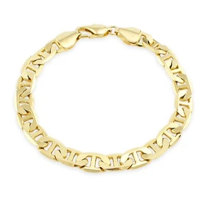 Nachlass Mariner Gliederkette Armband vergoldet groß Herrengröße 8,25” - Bild 1 von 7