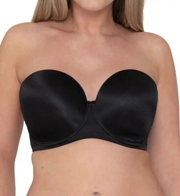 Sujetador moldeado sin tirantes Curvy Kate NEGRO, EE. UU. 30H, UK 30FF Foto 1 de 4
