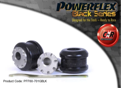 Powerflex Negro FrArm Fr Bushes Cambr Adj Para Megane3 RS 08on PFF60-701GBLK - Imagen 1 de 4