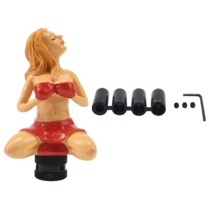 Pomello Cambio Auto Universale Rosso Vestito Sexy Lady Gearsticks Pomelli Ingranaggi - Foto 1 di 10