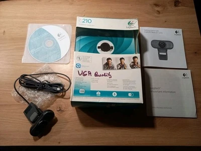 Logitech USB C210 Web Cam V-U0019 Zoom Skype Online Video, in OVP, gebraucht - Bild 1 von 4