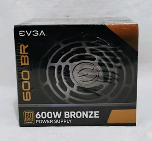 EVGA 600 BR 80+ 600W Bronze PC Power Supply-New Sealed  - Picture 1 of 4