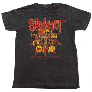 Slipknot Kids T Shirt Liberate Band Logo new Official Black Dye Wash - Picture 1 of 3