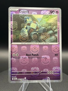 Golett (Master Ball Pattern) 042/086 Sv: Black Bolt Holo - Foto 1 di 3