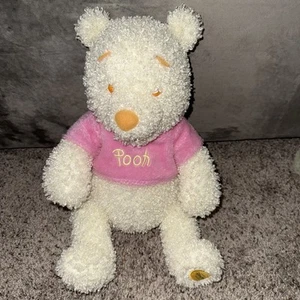 Winnie The Pooh Gumdrop Yellow Bear Plush Disney Store Pink Yellow Shirt 12” - Picture 1 of 4