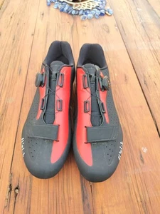 FIZIK R5 Boa Cycling Carbon Schuh US10 Rennrad Herren schwarz rot carbonverstärkt - Bild 1 von 10