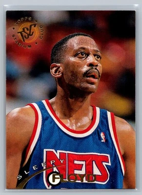 1994 TOPPS STADIUM CLUB CARD # 194 Sleepy Floyd - New Jersey Nets - Image 1 of 2