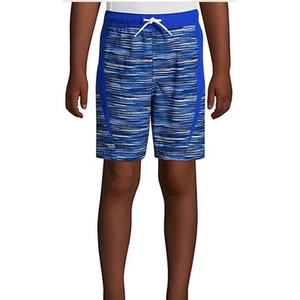 NWT Lands’ End Boys Swim Trunks Swim Bottoms Size Small (6-7) Quick Dry NWT - Picture 1 of 5