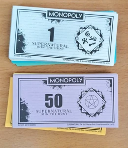 Monopoly Supernatural Join the Hunt Replacement Parts Money Pack - Picture 1 of 2