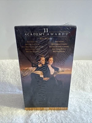 Titanic 1997 Movie VHS 2-Tape Box Set Sealed New In Box - Image 1 of 4