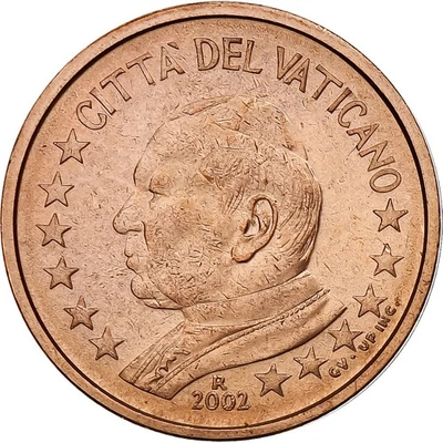 [#1284578] Vatican, Jean-Paul II, 2 Euro Cent, 2002, Rome, Copper Plated Steel,  - Image 1 of 2