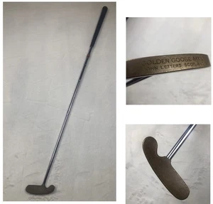 John Letters Scotland Golden Goose MK5 Two Way L+R Bronze Head Putter Vintage - Picture 1 of 15