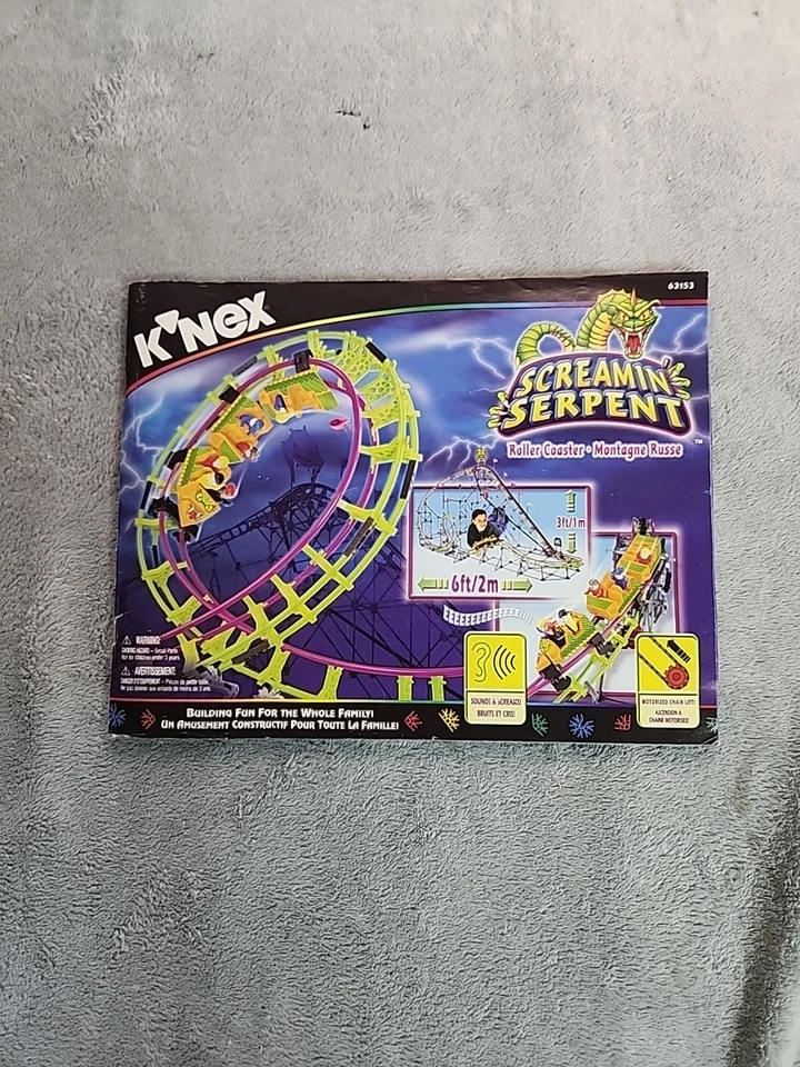 K’NEX Screamin Serpent Roller Coaster Installation Manual - Image 1 of 1