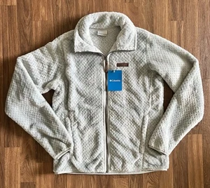 Columbia Women's Cloud Blue Full Zip Fireside ll Sherpa Jacket - Size Small NWT - Picture 1 of 8