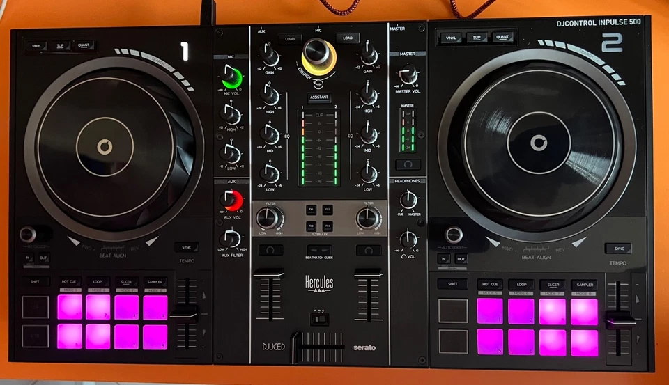 Hercules DJ Control Inpulse 500 Console DJ Controller - Immagine 1 di 4