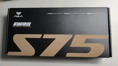 AULA S75 PRO Wireless Mechanical Keyboard w/ Screen&Knob Tri-Mode, Pink - Image 1 of 4