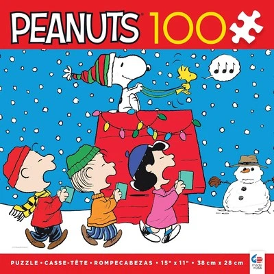 Ceaco - Peanuts - Holiday - Snoopy and The Singers - 100 Piece Jigsaw Puzzle  - Image 1 of 4