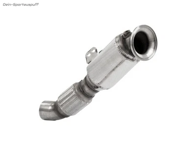 HJS Ø80mm Downpipe mit Kat BMW 4er 440i F32 F33 F36 Coupe, Cabrio (Euro 6) - Bild 1 von 4