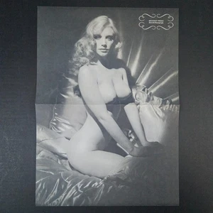 1983 Shannon Tweed Black & White Double Sided Vintage 2-Page Poster Hurrell - Bild 1 von 5