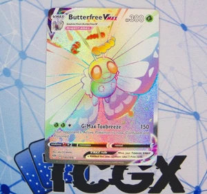Pokemon - Butterfree VMAX (Secreto) - 190/189 - Darkness Ablaze - Holo Casi Nuevo - Imagen 1 de 1
