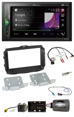 Pioneer 2DIN Lenkrad DAB USB Bluetooth Autoradio für Alfa Giulietta 2013-2021 94 - Bild 1 von 4