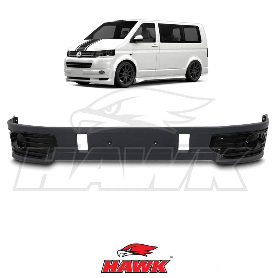 HAWK FRONT BUMPER SPORTLINE LOOK FOR VW VOLKSWAGEN TRANSPORTER T5.1 09-15
