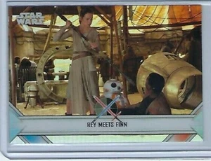 2020 TOPPS STAR WARS CHROME PERSPECTIVES IMPERO IN GUERRA #EW-2 REY MEETS FINN - Foto 1 di 1