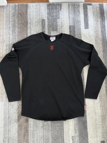 Majestic MLB San Francisco Giants Therma Base Crewneck Pullover Men’s Sz M Cover