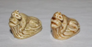 Wade England Keramik Miniatur Figuren Affen 2 Stück / #F2 - Bild 1 von 7
